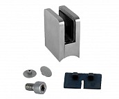 Držák skleněných tabulí čtverec tube ø 42,4 mm