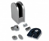 Držák skleněných tabulí ovál tube L ø 33,7 mm