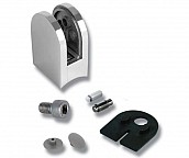 Držák skleněných tabulí ovál S tube ø 48,3 mm